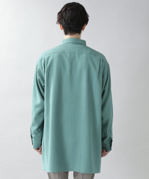 RAGEBLUE(レイジブルー)の「サイドスリット/ロングシャツ/262460(シャツ/ブラウス・メンズ・ブラック/ホワイト/ダークグリーン/パープル・LARGE/MEDIUM)」の20枚目の写真