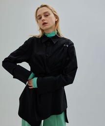 UNITED TOKYO | ツイストフロントシャツ(シャツ/ブラウス)