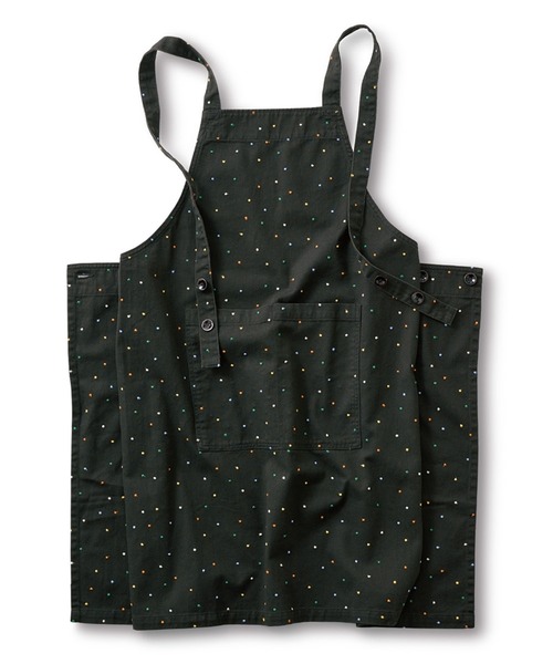 Sunny clouds(サニークラウズ)の「サニークラウズポルカリングエプロン(エプロン・レディース・ブラック・ONE SIZE)」の8枚目の写真