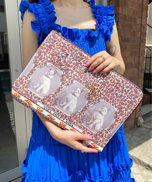 HEY!MrsROSE(ヘイミセスローズ)の「HEY! Mrs ROSE(ヘイ!ミセスローズ)HEY!PCケース(PC・タブレットケース・レディース・イエロー/ブラウン/ホワイト/ブルー・FREE)」の6枚目の写真