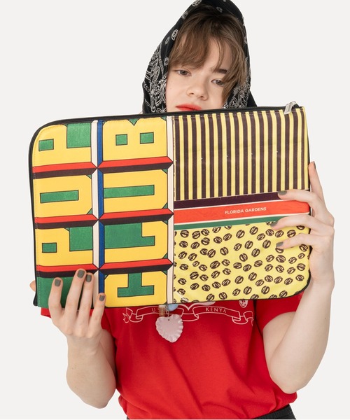 HEY!MrsROSE(ヘイミセスローズ)の「HEY! Mrs ROSE(ヘイ!ミセスローズ)HEY!PCケース(PC・タブレットケース・レディース・イエロー/ブラウン/ホワイト/ブルー・FREE)」の19枚目の写真