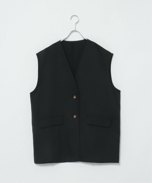 notch.（ノッチ）の「ノーカラーベスト（ベスト・レディース・ブラック・M）」の11枚目の写真