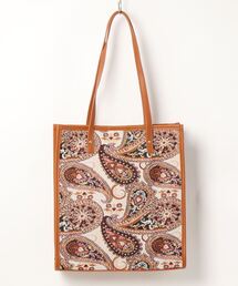 Samansa Mos2 blue | 合皮パイピングトートバッグ(トートバッグ)