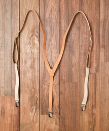 ARCHIVER | 【g】【Made In Japan】20ｍｍ Yレザーサスペンダー(サスペンダー)