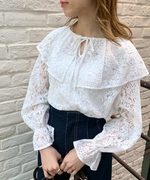 OLIVE des OLIVE | レースフリルブラウス(シャツ/ブラウス)