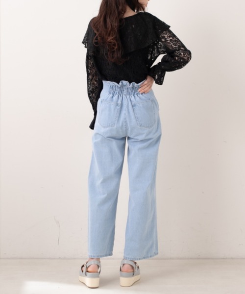 OLIVE des OLIVE（オリーブデオリーブ）の「レースフリルブラウス（シャツ/ブラウス・レディース・ブラック/オフホワイト・FREE）」の11枚目の写真