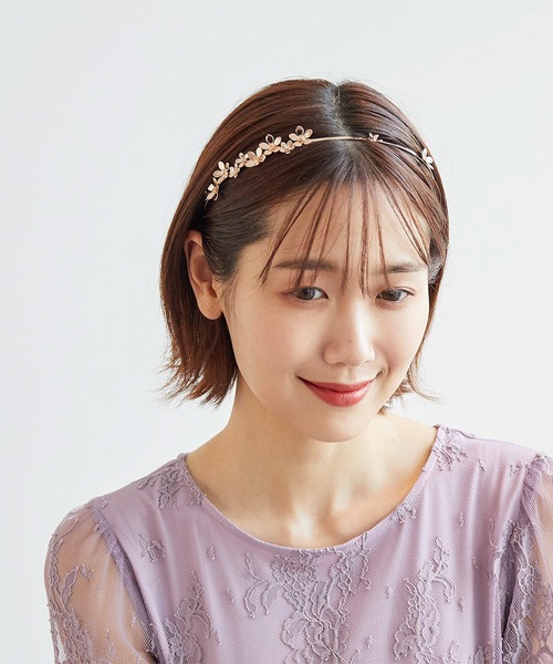 ROPE' PICNIC（ロペピクニック）の「メタルフラワースリムカチューシャ（カチューシャ・レディース・ゴールド系その他2/ゴールド・FREE）」の12枚目の写真