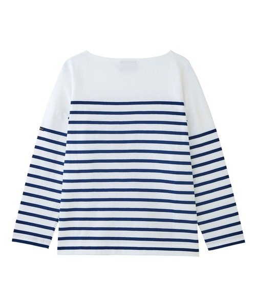 NIMES(ニーム)の「Leminor ボーダー パネル(Tシャツ/カットソー・レディース・ネイビー/ピンク/ブルー/チャコールグレー・FREE)」の5枚目の写真