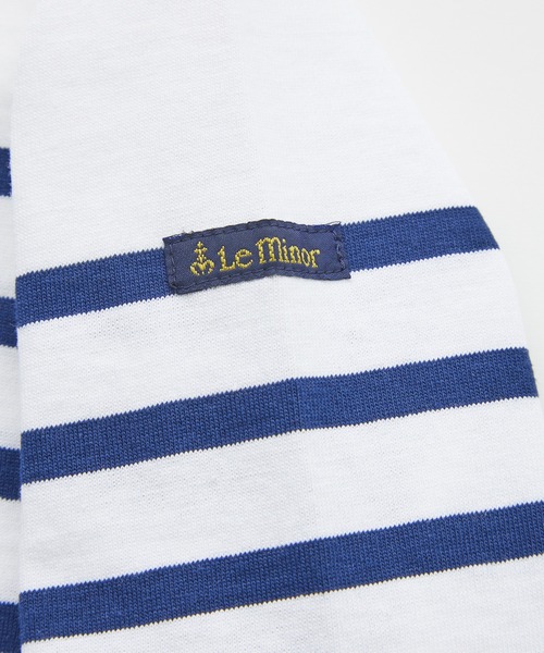 NIMES(ニーム)の「Leminor ボーダー パネル(Tシャツ/カットソー・レディース・ネイビー/ピンク/ブルー/チャコールグレー・FREE)」の22枚目の写真