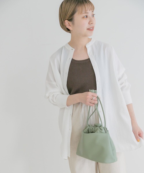 ITEMS URBANRESEARCH（アイテムズ アーバンリサーチ）の「ニットタンクトップ（タンクトップ・レディース・ブラック/ブラウン/ミント/グレー系その他・FREE）」の9枚目の写真