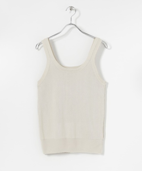 ITEMS URBANRESEARCH（アイテムズ アーバンリサーチ）の「ニットタンクトップ（タンクトップ・レディース・ブラック/ブラウン/ミント/グレー系その他・FREE）」の17枚目の写真