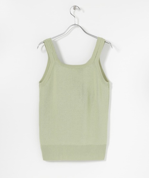 ITEMS URBANRESEARCH（アイテムズ アーバンリサーチ）の「ニットタンクトップ（タンクトップ・レディース・ブラック/ブラウン/ミント/グレー系その他・FREE）」の18枚目の写真