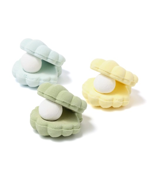 Francfranc(フランフラン)の「カドミニョン シェルフィズ ライトグリーン(3個セット/入浴剤)ギフト 女性 贈り物 プレゼント お返し 送別 (入浴剤・バスケア・レディース・ライトグリーン・FREE)」の2枚目の写真