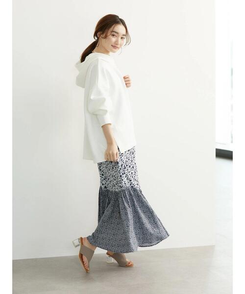 AMERICAN HOLIC（アメリカンホリック）の「ポンチフーディーパーカー（パーカー・レディース・オフホワイト/グレイッシュベージュ/ライトイエロー・M/L）」の8枚目の写真