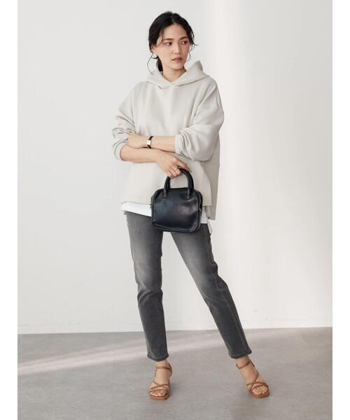 AMERICAN HOLIC（アメリカンホリック）の「ポンチフーディーパーカー（パーカー・レディース・オフホワイト/グレイッシュベージュ/ライトイエロー・M/L）」の13枚目の写真