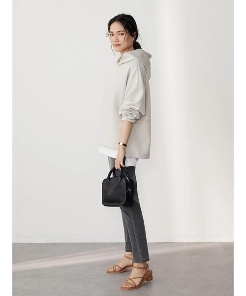 AMERICAN HOLIC（アメリカンホリック）の「ポンチフーディーパーカー（パーカー・レディース・オフホワイト/グレイッシュベージュ/ライトイエロー・M/L）」の15枚目の写真