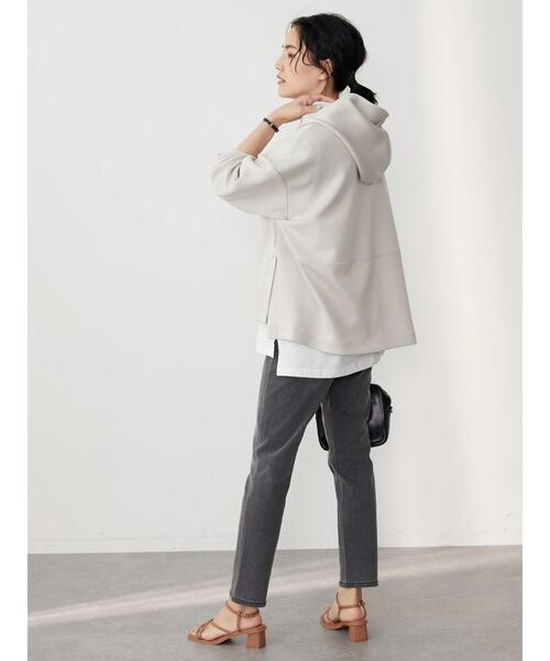 AMERICAN HOLIC（アメリカンホリック）の「ポンチフーディーパーカー（パーカー・レディース・オフホワイト/グレイッシュベージュ/ライトイエロー・M/L）」の16枚目の写真