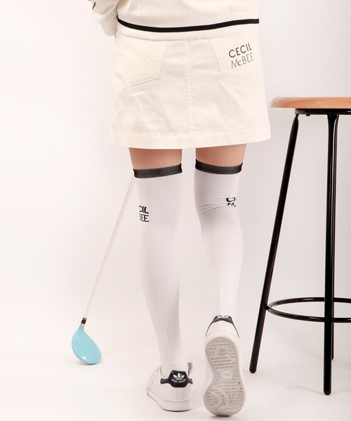 CECIL McBEE（セシルマクビー）の「CECIL McBEE green ロゴミニスカート　GOLF（スカート・レディース・ホワイト/ブラック・1/2）」の11枚目の写真