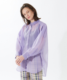 qualite | ソフトオーガンジードロップシャツ(シャツ/ブラウス)