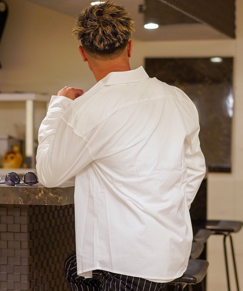 新品未使用、説明文必読‼️】adamsJUGGLER 白シャツ長袖Sサイズ