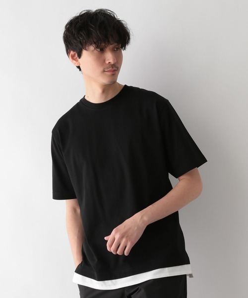 GLOBAL WORK(グローバルワーク)の「シャーベッTee/レイヤード/255798(Tシャツ/カットソー・メンズ・ブルー/ライトグレー/ブラック/ベージュ/ダークグレー/スカイブルー/ミント/オレンジ・SMALL/MEDIUM/LARGE/X-LARGE)」の13枚目の写真
