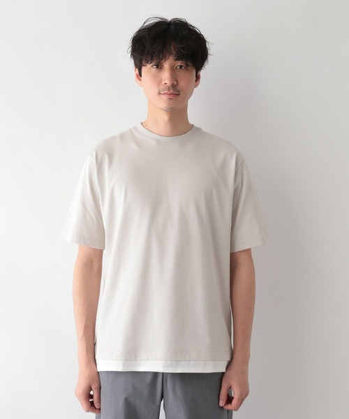 GLOBAL WORK(グローバルワーク)の「シャーベッTee/レイヤード/255798(Tシャツ/カットソー・メンズ・ブルー/ライトグレー/ブラック/ベージュ/ダークグレー/スカイブルー/ミント/オレンジ・SMALL/MEDIUM/LARGE/X-LARGE)」の21枚目の写真