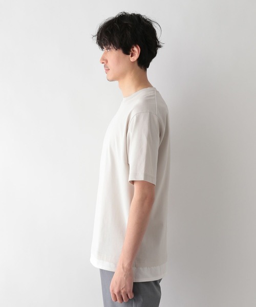 GLOBAL WORK(グローバルワーク)の「シャーベッTee/レイヤード/255798(Tシャツ/カットソー・メンズ・ブルー/ライトグレー/ブラック/ベージュ/ダークグレー/スカイブルー/ミント/オレンジ・SMALL/MEDIUM/LARGE/X-LARGE)」の22枚目の写真