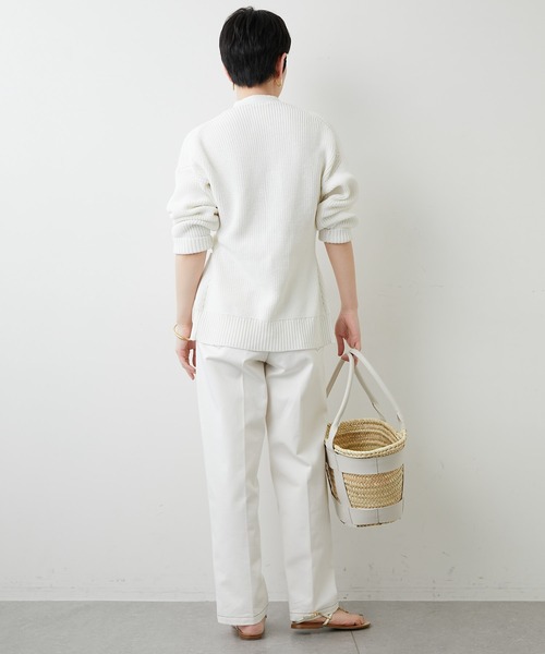 Whim Gazette（ウィムガゼット）の「ステッチパンツ（その他パンツ・レディース・アイボリー/ブラック・36/38）」の17枚目の写真