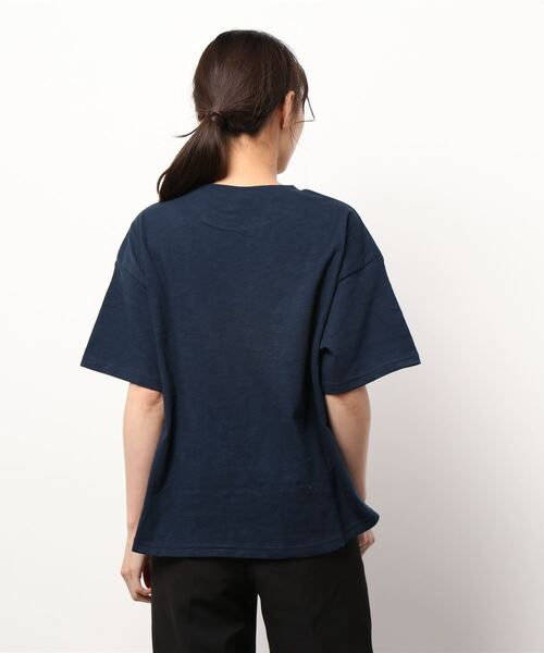 BREEZE（ブリーズ）の「アニマルカレッジママＴシャツ（Tシャツ/カットソー・レディース・アイボリー/ネイビー・MEDIUM）」の13枚目の写真