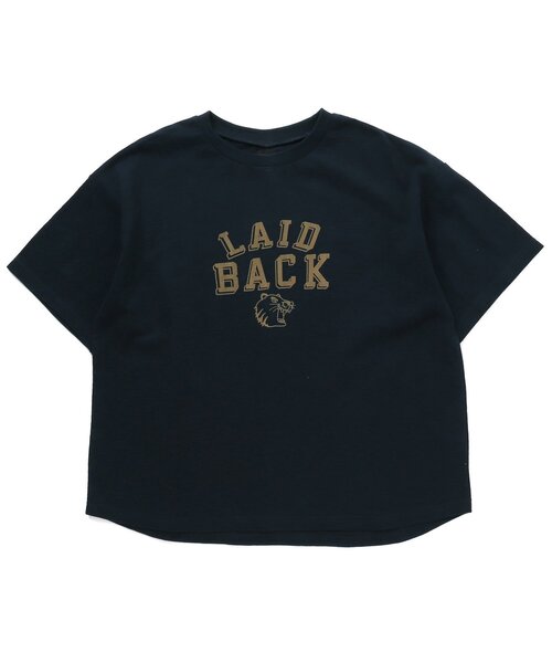 BREEZE（ブリーズ）の「アニマルカレッジママＴシャツ（Tシャツ/カットソー・レディース・アイボリー/ネイビー・MEDIUM）」の11枚目の写真
