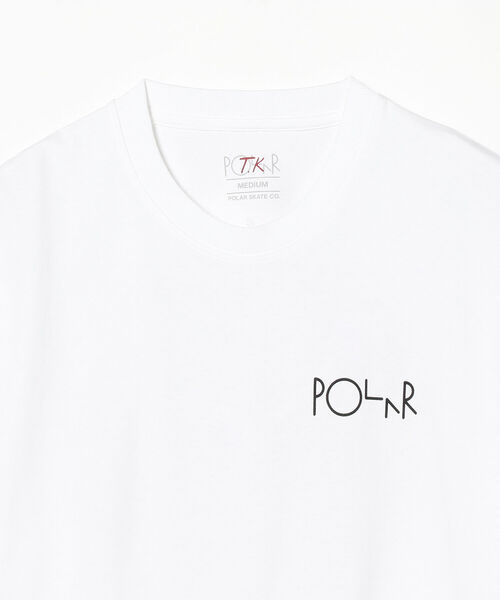 POLAR(ポラール)の「POLAR SKATE CO. / It Will Pass Fill Logo T-Shirt(Tシャツ/カットソー・メンズ・ホワイト・LARGE/X-LARGE)」の4枚目の写真