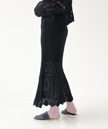 Lull | 【Lull / ルル select】セットアップ対応 / かぎ編みニットマーメイドスカート(スカート)