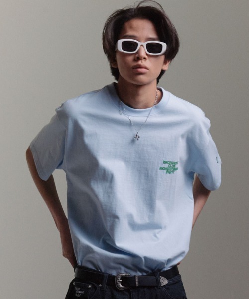 NICE GHOST CLUB(ナイスゴーストクラブ)の「『NICE GHOST CLUB/ナイスゴーストクラブ』GHOST HOMECOMING GLOW TEE/フロントグラフィック 半袖Tシャツ(Tシャツ/カットソー・レディース・ホワイト/ライトブルー/ブラック/ネイビー・M/L)」の3枚目の写真
