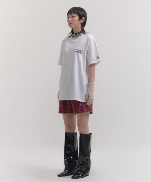 NICE GHOST CLUB(ナイスゴーストクラブ)の「『NICE GHOST CLUB/ナイスゴーストクラブ』GHOST HOMECOMING GLOW TEE/フロントグラフィック 半袖Tシャツ(Tシャツ/カットソー・レディース・ホワイト/ライトブルー/ブラック/ネイビー・M/L)」の22枚目の写真