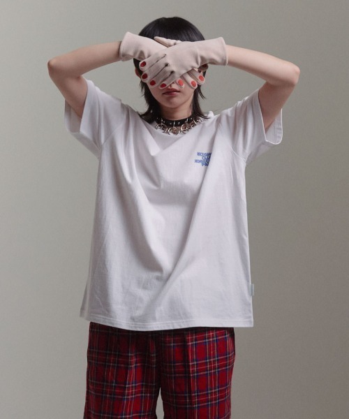 NICE GHOST CLUB(ナイスゴーストクラブ)の「『NICE GHOST CLUB/ナイスゴーストクラブ』GHOST HOMECOMING GLOW TEE/フロントグラフィック 半袖Tシャツ(Tシャツ/カットソー・レディース・ホワイト/ライトブルー/ブラック/ネイビー・M/L)」の18枚目の写真