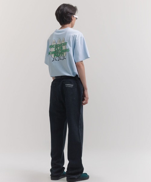 NICE GHOST CLUB(ナイスゴーストクラブ)の「『NICE GHOST CLUB/ナイスゴーストクラブ』GHOST HOMECOMING GLOW TEE/フロントグラフィック 半袖Tシャツ(Tシャツ/カットソー・レディース・ホワイト/ライトブルー/ブラック/ネイビー・M/L)」の6枚目の写真