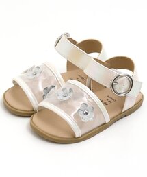 apres les cours | お花モチーフクリアサンダル(サンダル)