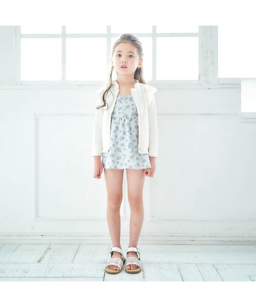 apres les cours（アプレレクール）の「お花モチーフクリアサンダル（サンダル・キッズ・ピンク/アイボリー・14/16/15 /19/18/17）」の3枚目の写真