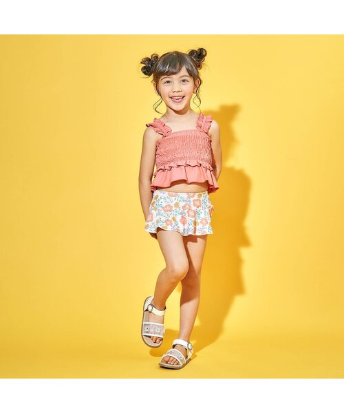 apres les cours（アプレレクール）の「お花モチーフクリアサンダル（サンダル・キッズ・ピンク/アイボリー・14/16/15 /19/18/17）」の5枚目の写真