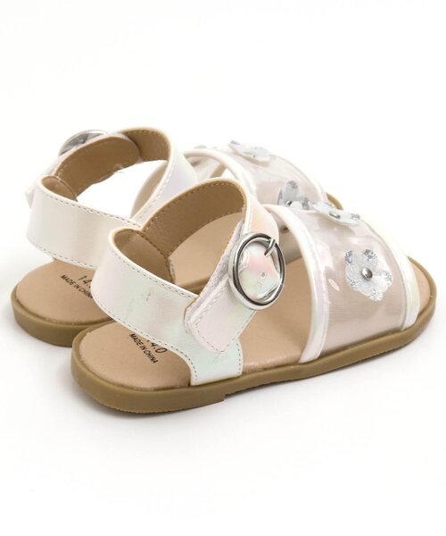 apres les cours（アプレレクール）の「お花モチーフクリアサンダル（サンダル・キッズ・ピンク/アイボリー・14/16/15 /19/18/17）」の12枚目の写真