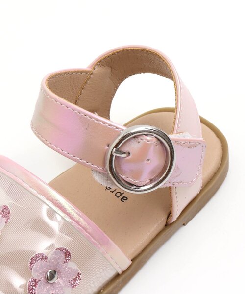 apres les cours（アプレレクール）の「お花モチーフクリアサンダル（サンダル・キッズ・ピンク/アイボリー・14/16/15 /19/18/17）」の14枚目の写真
