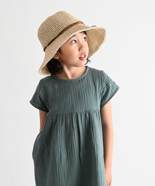 PUPPAPUPO（プッパプーポ）の「ペーパーハット（ハット・キッズ・ナチュラル/ブラウン・54/50/52/48/FREE/56）」の6枚目の写真