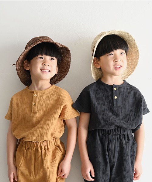 PUPPAPUPO（プッパプーポ）の「ペーパーハット（ハット・キッズ・ナチュラル/ブラウン・54/50/52/48/FREE/56）」の9枚目の写真