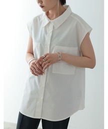 Re:EDIT | ブロードビックポケットノースリーブシャツ(シャツ/ブラウス)