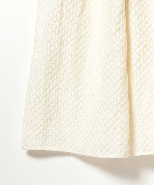 Ray BEAMS(レイビームス)の「sister jane / Adella Jacquard Midi Dress(ワンピース・レディース・オフホワイト・SMALL)」の6枚目の写真