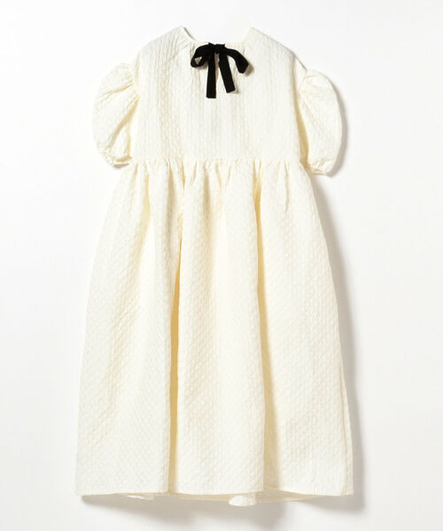 Ray BEAMS(レイビームス)の「sister jane / Adella Jacquard Midi Dress(ワンピース・レディース・オフホワイト・SMALL)」の7枚目の写真