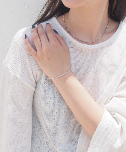 mille blanc(ミルブラン)の「【日本製】シンプルチェーンブレスレット(ブレスレット・レディース・シルバー/ゴールド/ゴールド系その他/シルバー系その他2/シルバー系その他3/シルバー系その他4/ゴールド系その他2/ゴールド系その他3/シルバー系その他・FREE)」の5枚目の写真