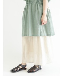Samansa Mos2 | ウエストシャーリングギャザースカート(スカート)