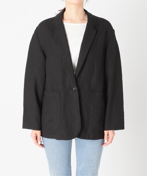 セール】リネンレーヨンテーラードジャケット2（テーラードジャケット