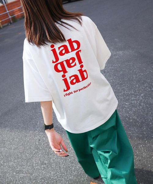 ZIP FIVE（ジップファイブ）の「【ZIP FIVE】韓国ヴィンテージ風　バックロゴ半袖Tシャツ（Tシャツ/カットソー・レディース・ブラック/ブラック系/ホワイト/ホワイト系・LARGE/MEDIUM）」の8枚目の写真